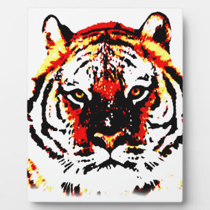 Wild Tiger Eyes Plaque