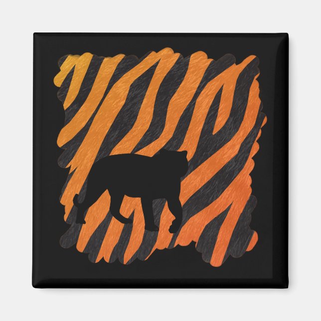 Wild Tiger Magnet (Front)