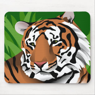 Wild Tiger Mouse Mat