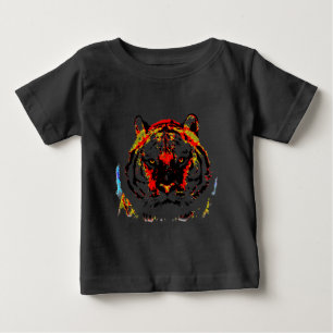 Wild Tiger Pop Art Baby T-Shirt