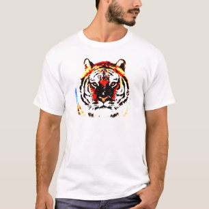 Wild Tiger Pop Art T-Shirt