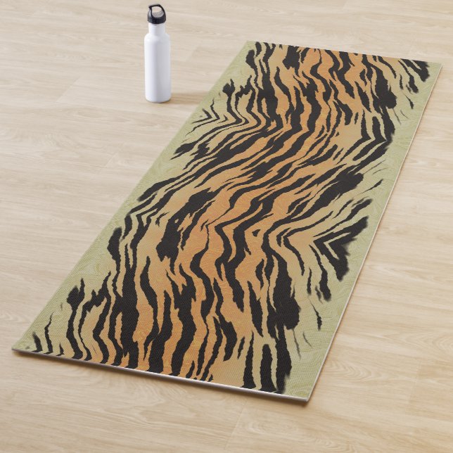 Wild Tiger Print Yoga Mat (In Situ)