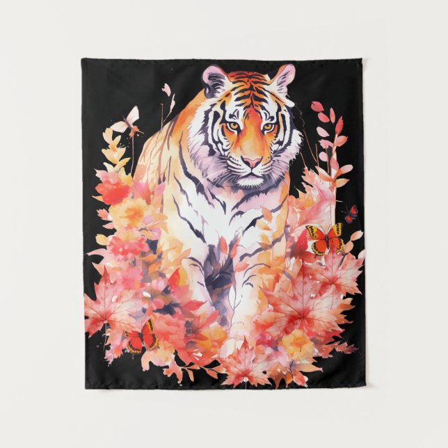 Wild Tiger Tapestry (Front)
