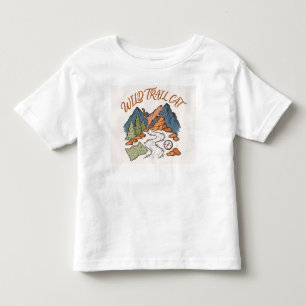 Wild Trail Cat Mountain Forest Cougar Adventure Hi Toddler T-Shirt