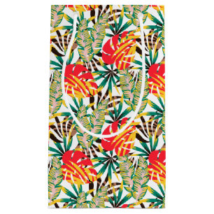 Wild Tropical Palm Leaves Small Gift Bag