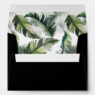 Wild Tropical Wedding Pre-Printed Address 5x7 Envelope