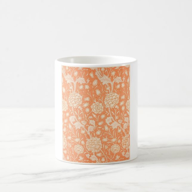 Wild Tulip Pattern (by William Morris) Coffee Mug (Center)