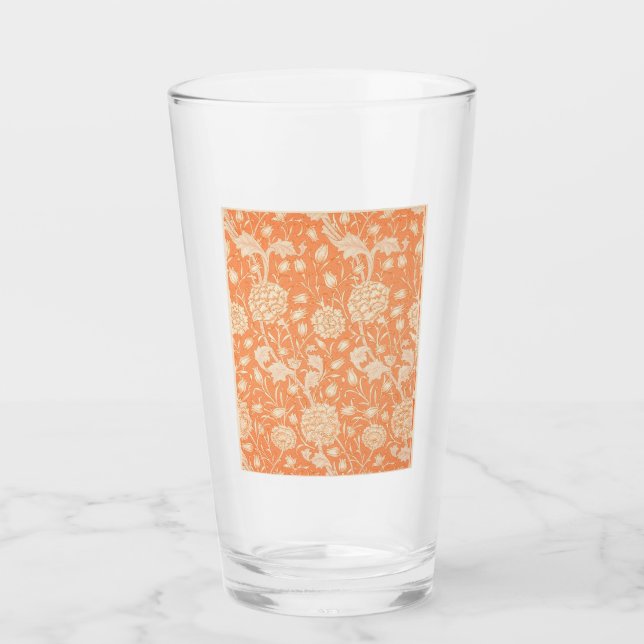 Wild Tulip Pattern (by William Morris) Glass (Front)