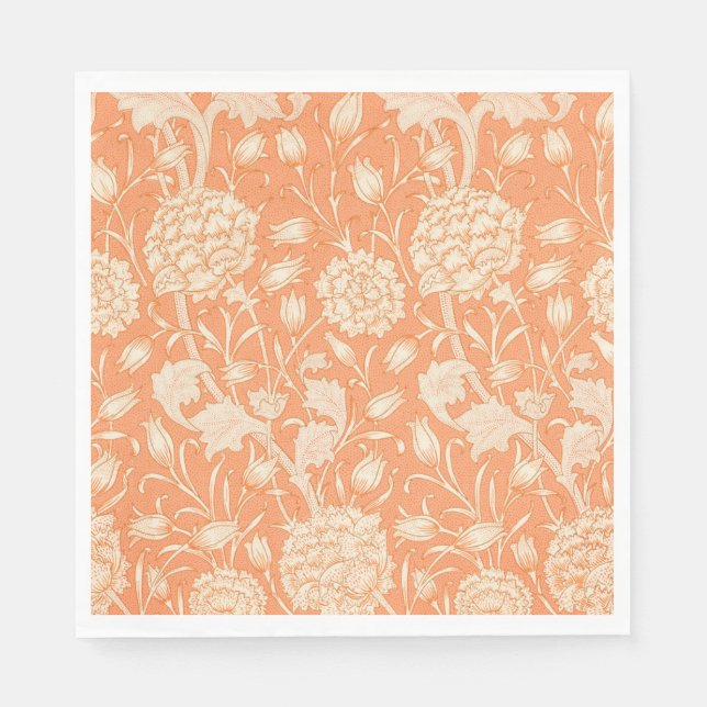 Wild Tulip Pattern (by William Morris) Napkin (Front)