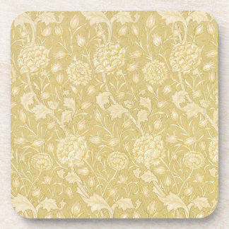 Wild Tulips by William Morris, Vintage Flowers Art Coaster