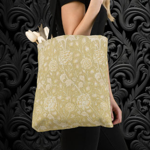 Wild Tulips by William Morris, Vintage Flowers Art Tote Bag