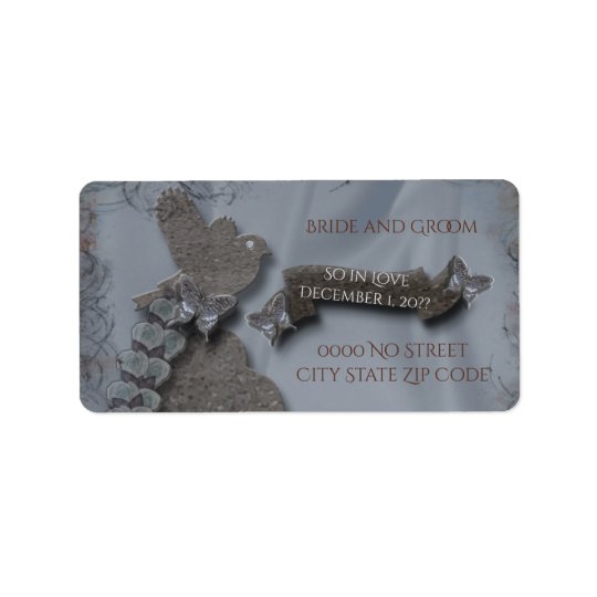 Wild Tundora Wedding Address Label