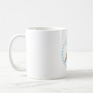 Wild Turkey bird art bird species logo Coffee Mug