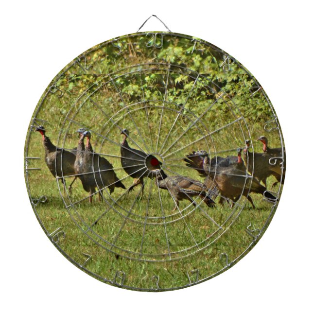 Wild Turkey, Camouflage colours Dartboard (Front)