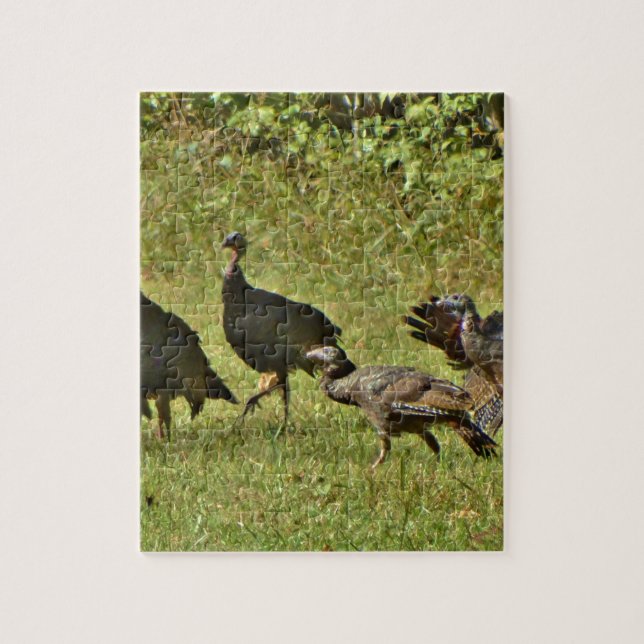 Wild Turkey, Camouflage colours Jigsaw Puzzle (Vertical)