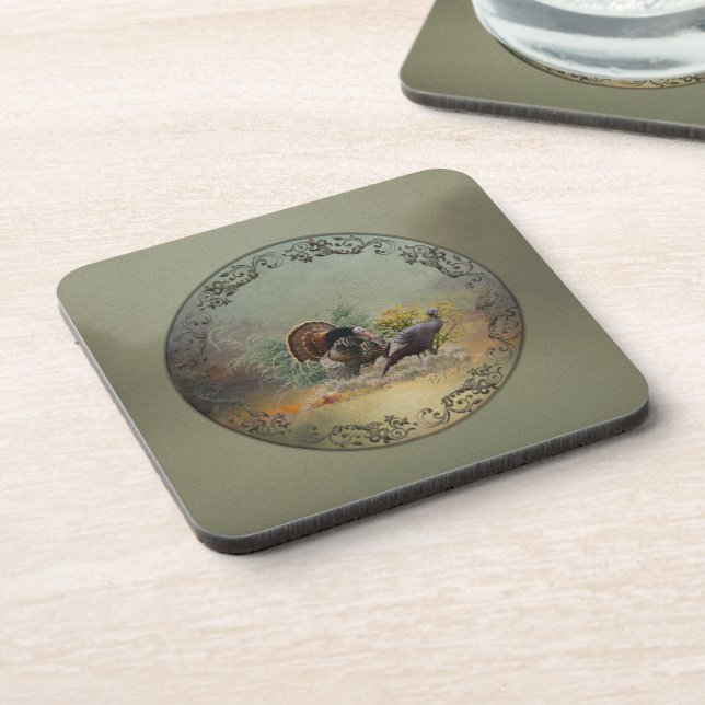 Wild turkey  coaster (Left Side)