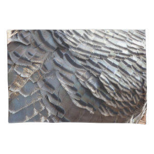 Wild Turkey Feathers II Abstract Nature Design Pillowcase