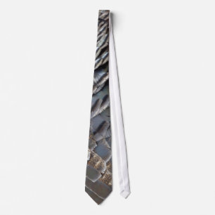 Wild Turkey Feathers II Abstract Nature Design Tie