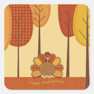 Wild Turkey Forest Sticker 2