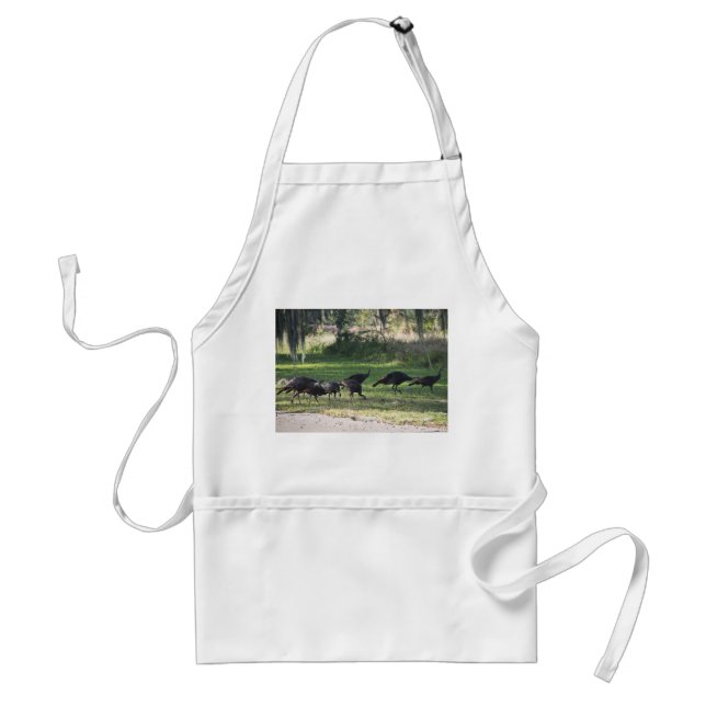 Wild Turkey in the Grass Photo Standard Apron (Front)