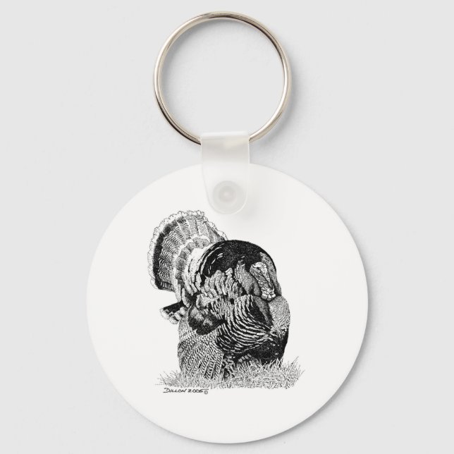 Wild Turkey Key Ring (Front)