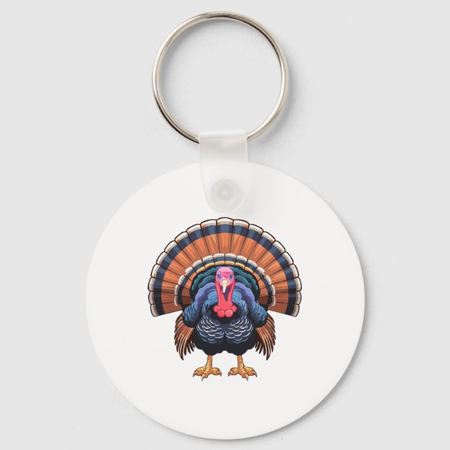Wild turkey key ring (Front)