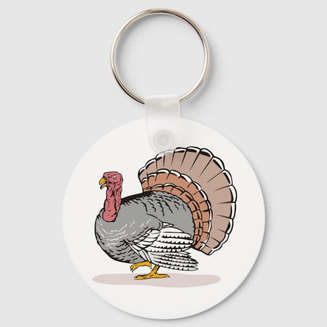 wild turkey key ring (Front)