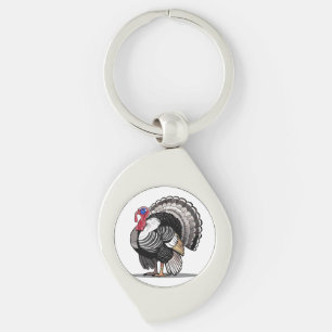 Wild turkey key ring