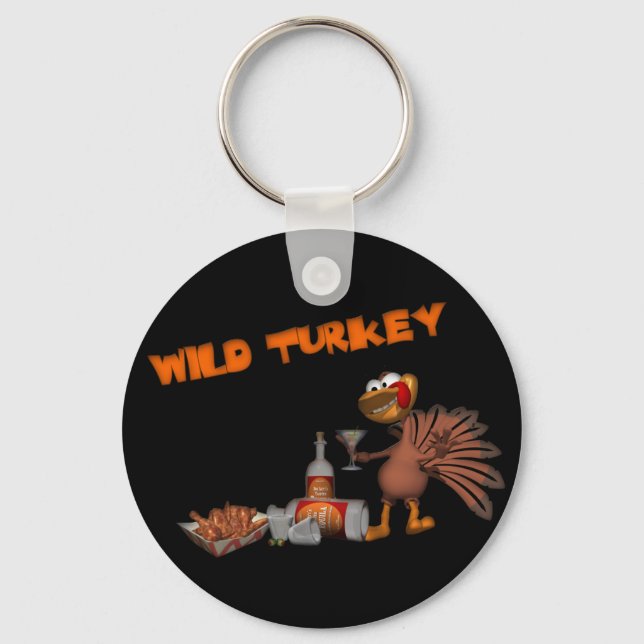 Wild Turkey Keychain (Front)