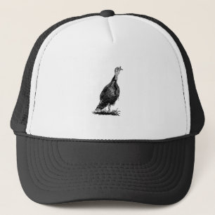 Wild Turkey (line art) Trucker Hat