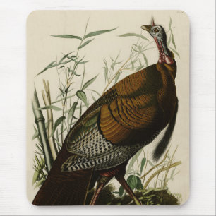 Wild Turkey (Male) from Audubon's Birds of America Mouse Mat