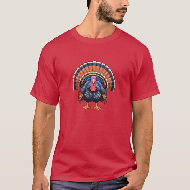 Wild turkey Meleagris gallopavo T-Shirt (Front)