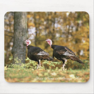 Wild turkey mouse mat