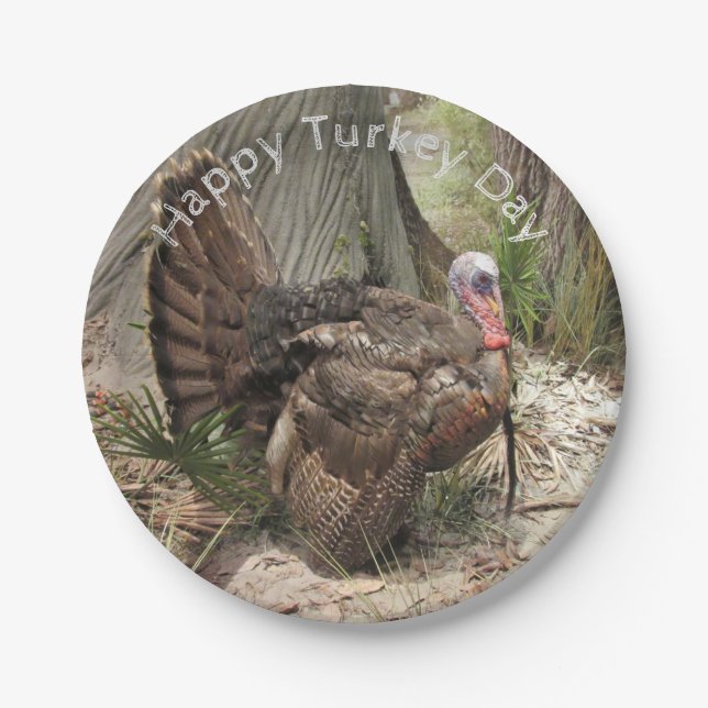 Wild Turkey Paper Plates (Front)