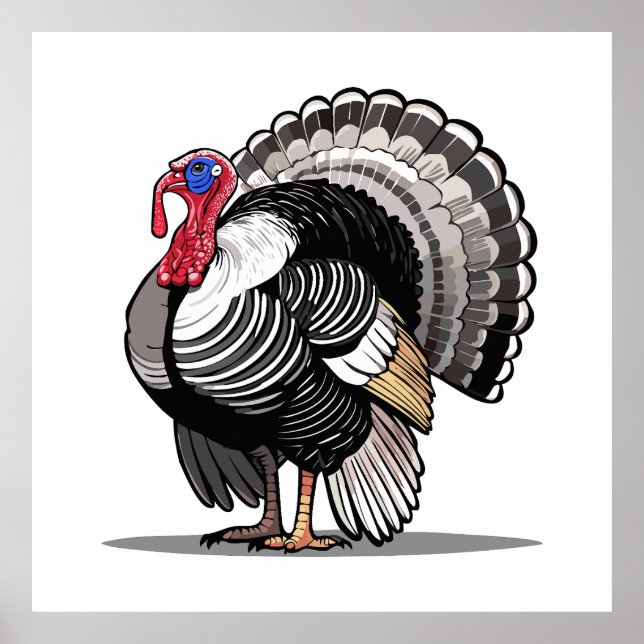 Wild turkey poster (Front)