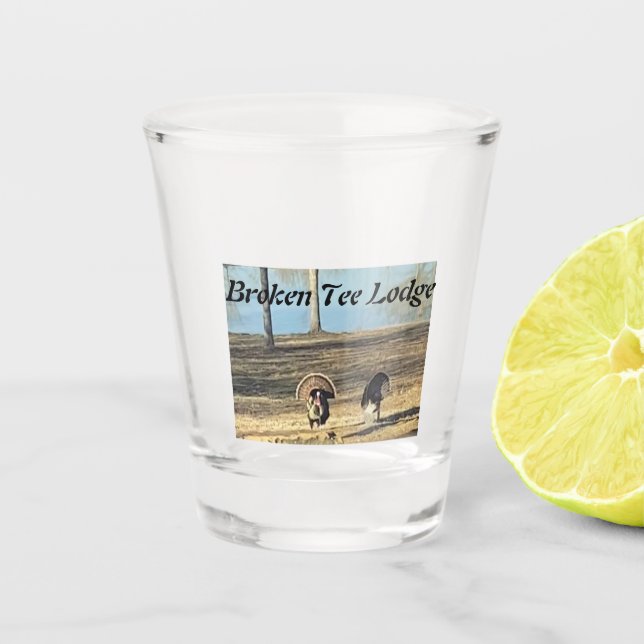 Wild Turkey shot glass (Front)