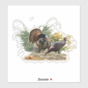 Wild turkey sticker