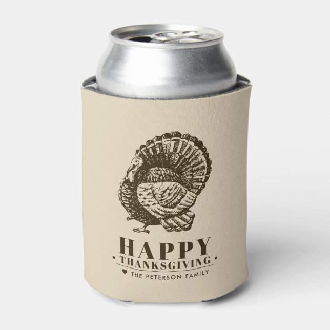 Wild Turkey | Thanksgiving Can Cooler (Can Front)