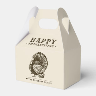 Wild Turkey   Thanksgiving Favour Box