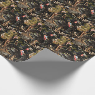 Wild Turkeys pattern Wrapping Paper