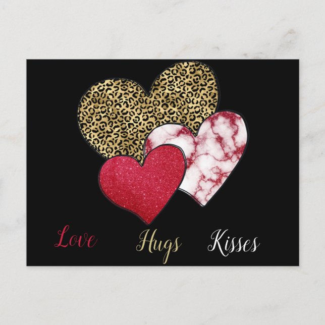 Wild valentine postcard (Front)