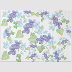 Wild Violet Flowers   Tissue Paper