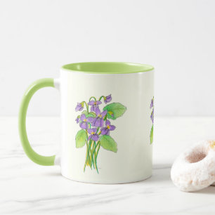 Wild Violets  Mug