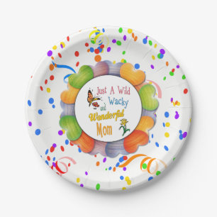 Wild Wacky Wonderful Mum Gifts Paper Plate