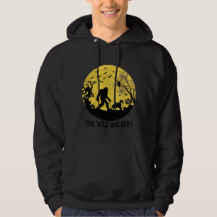 Wild Walkers Bigfoot Walking Bernese Halloween Hau Hoodie