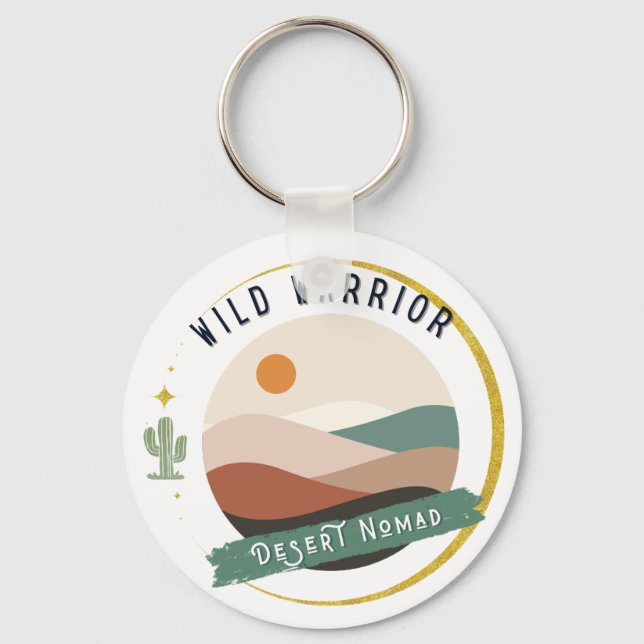 Wild Warrior Desert Nomad Key Ring (Front)