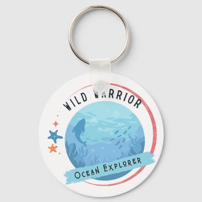Wild Warrior Ocean Explorer Key Ring (Front)