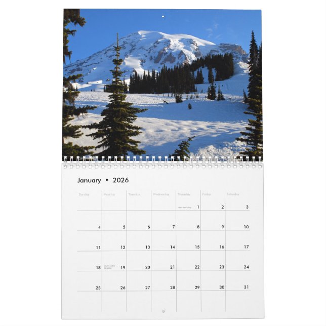 Wild Washington 2012 calendar (Jan 2026)