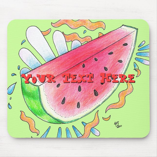 Wild Watermelon Mousepad (Front)