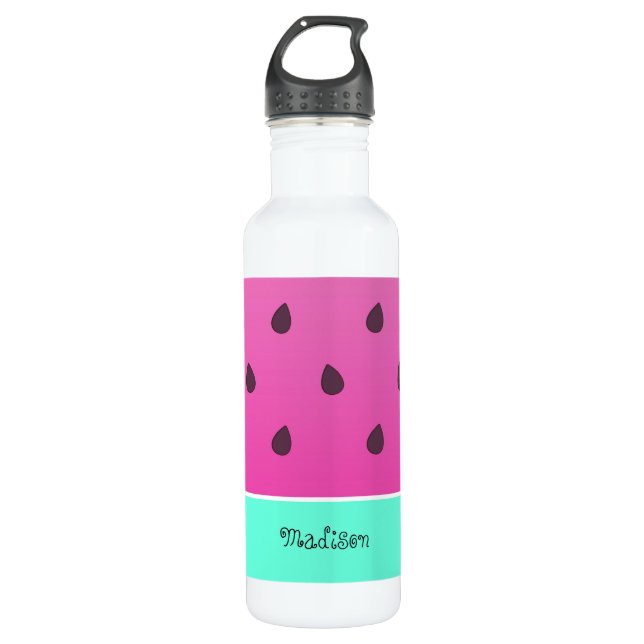 Wild Watermelon Slice | Personalised 710 Ml Water Bottle (Front)